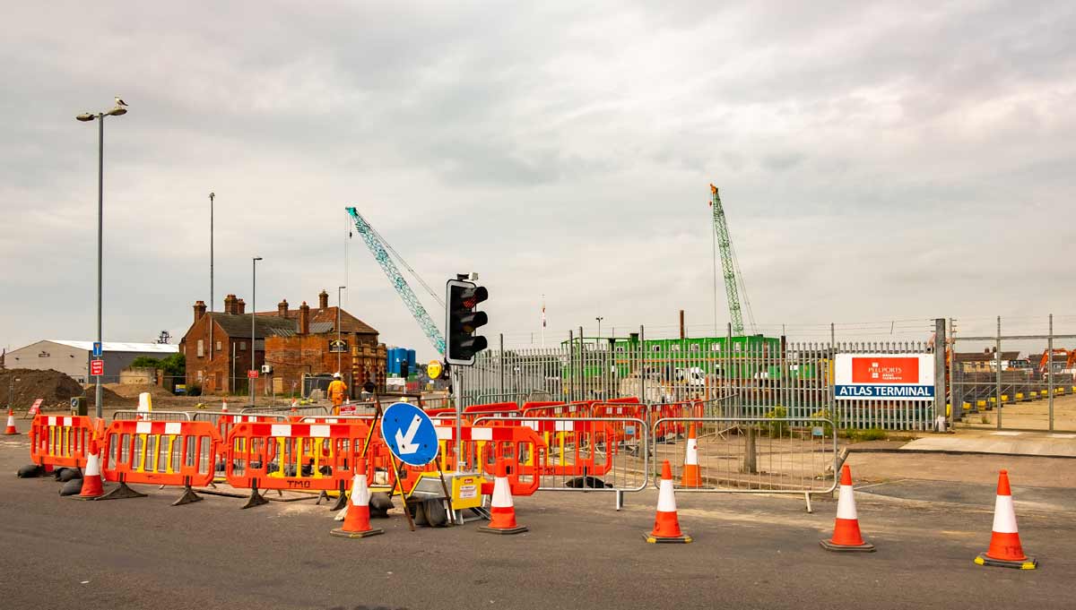 Construction traffic management in Teeside